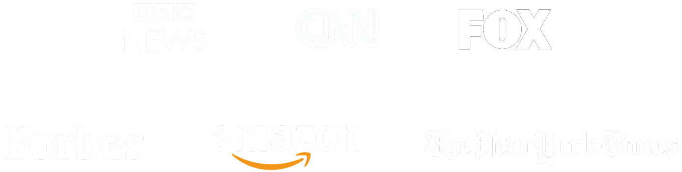 BBC News, CNN, FOX, Forbes, Amazon এবং The New York Times